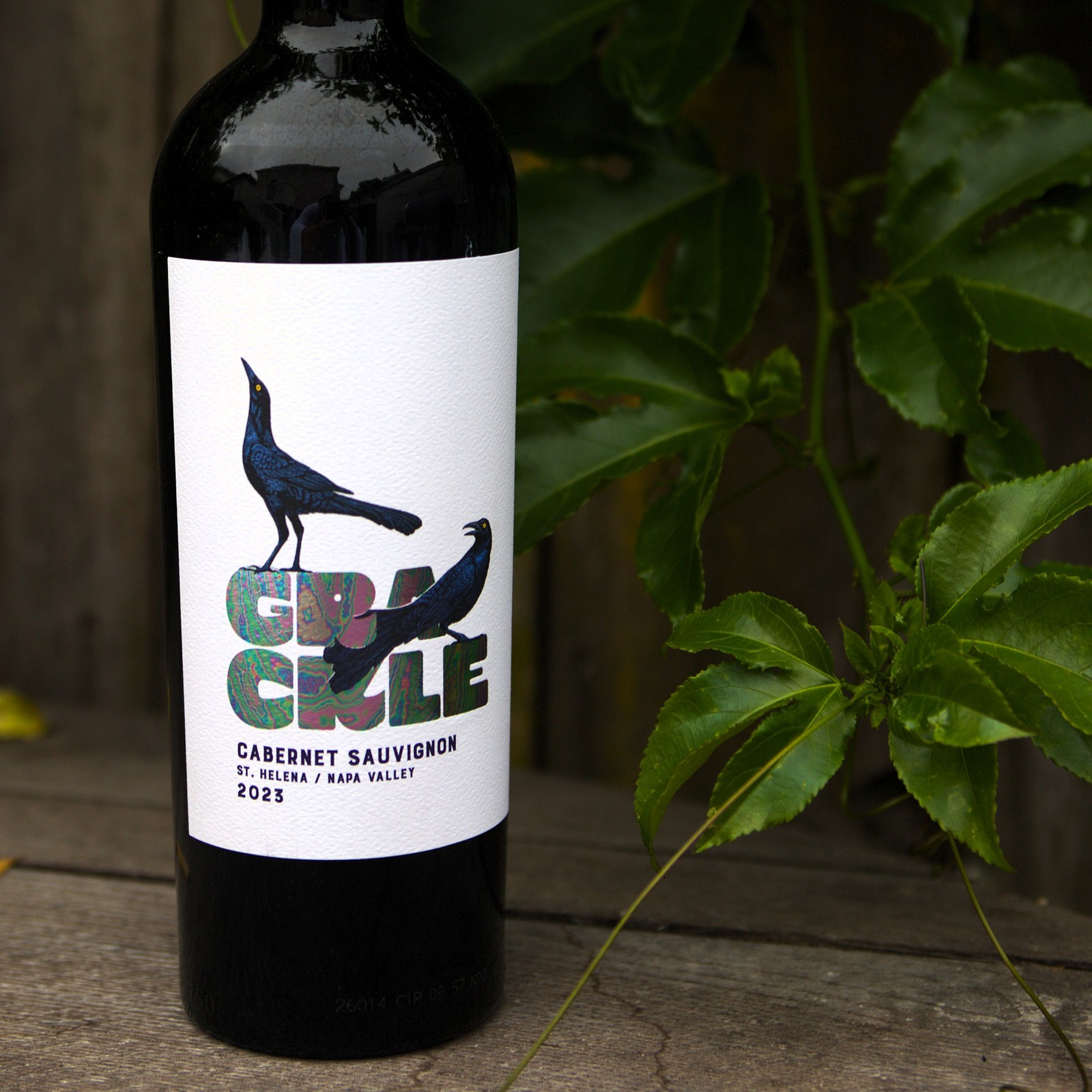 Grackle Wine Co. 2023 Cabernet Sauvignon bottle, St. Helena, Napa Valley